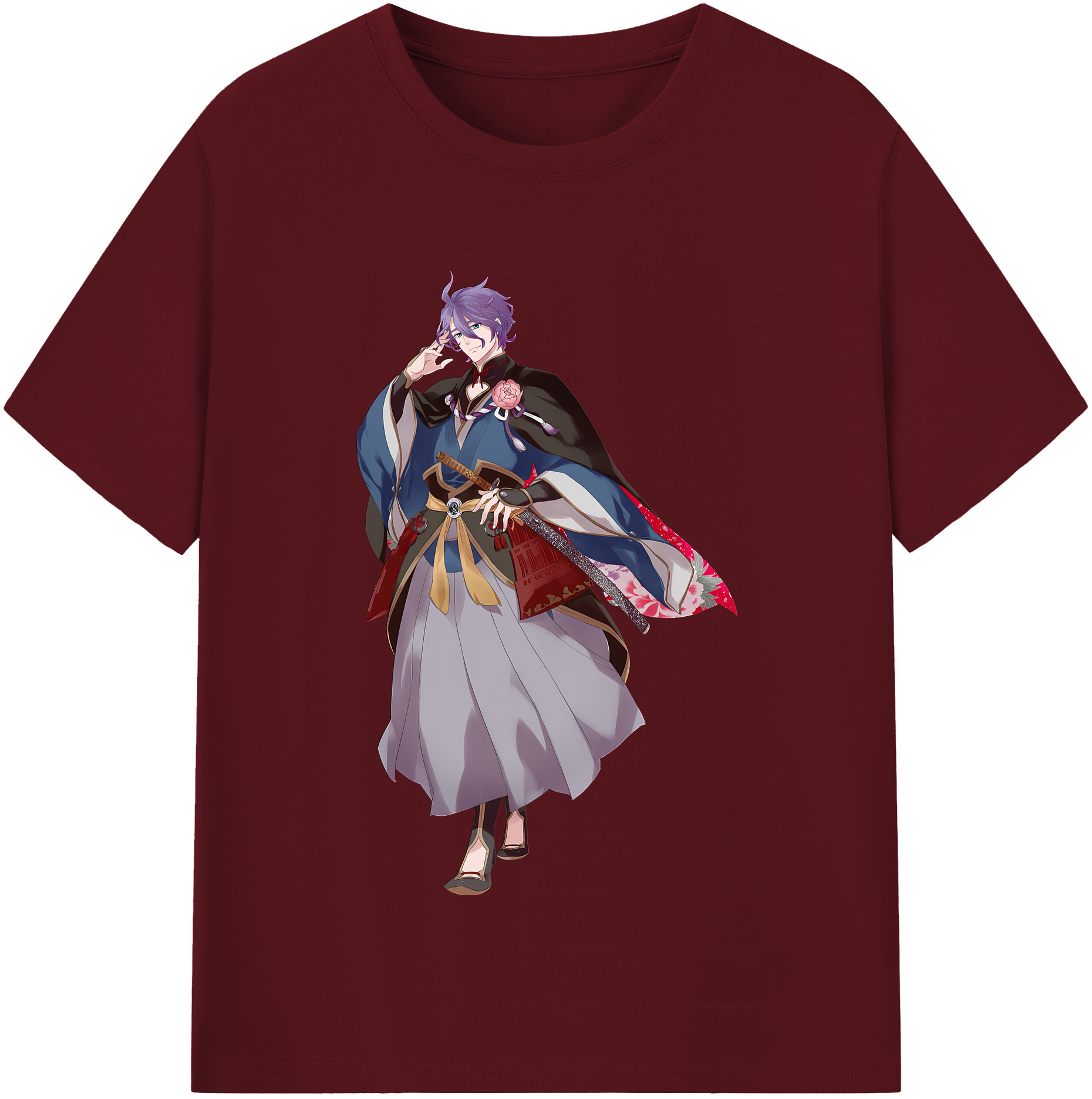 （画像用） 刀剣乱舞 Touken Ranbu 綿100％半袖Tシャツ（フロントプリント）
